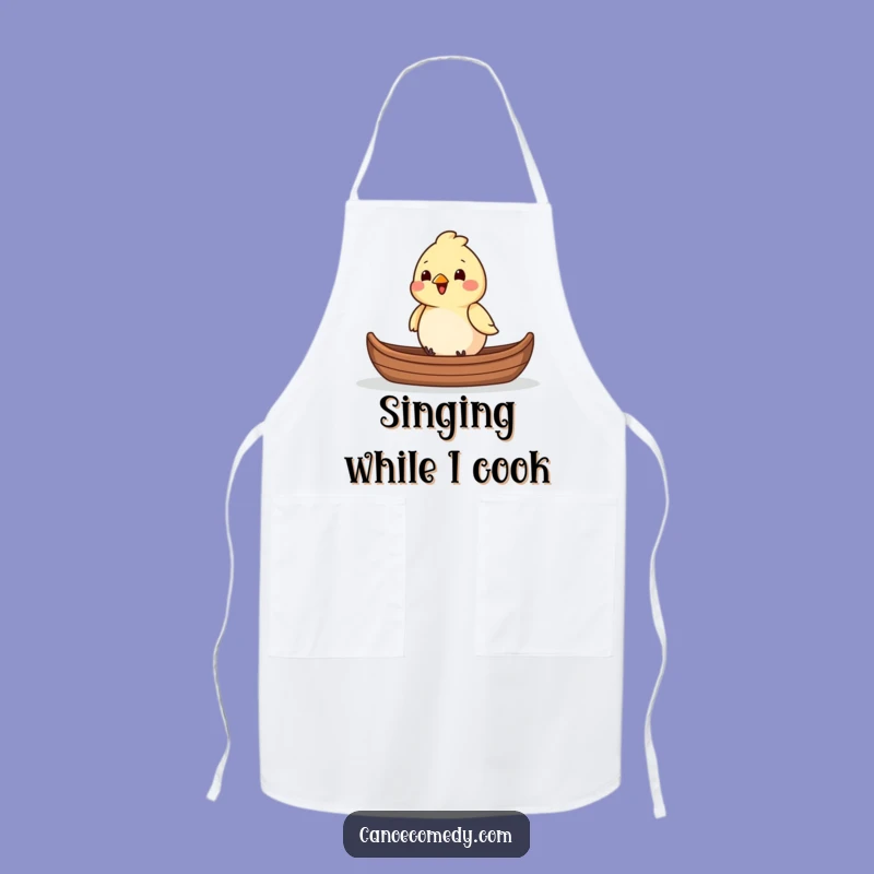 Funny Bird Canoe Navigator Apron - Kitchen Cheerfulness Cooking Gift