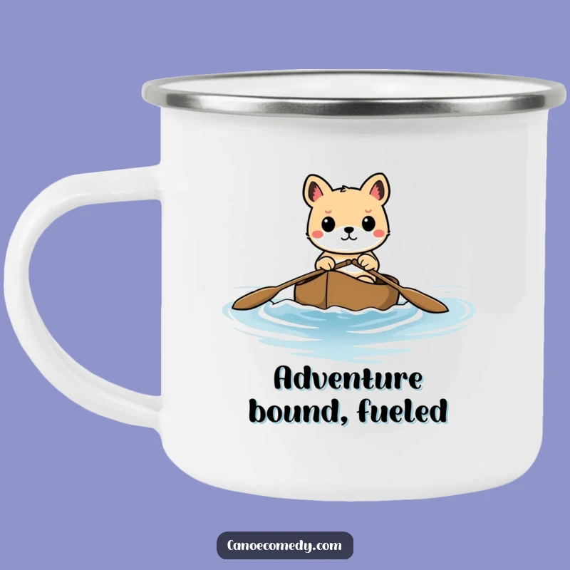 Funny Determined Animal Canoe Camping Mug: Adventure-Proof Drinkware