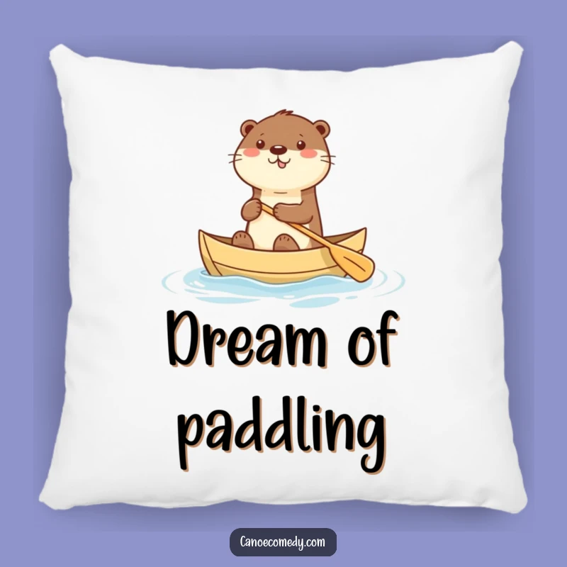 Funny Kawaii Otter Canoe Pillow: Cozy Cuteness, Perfect Funny Gift
