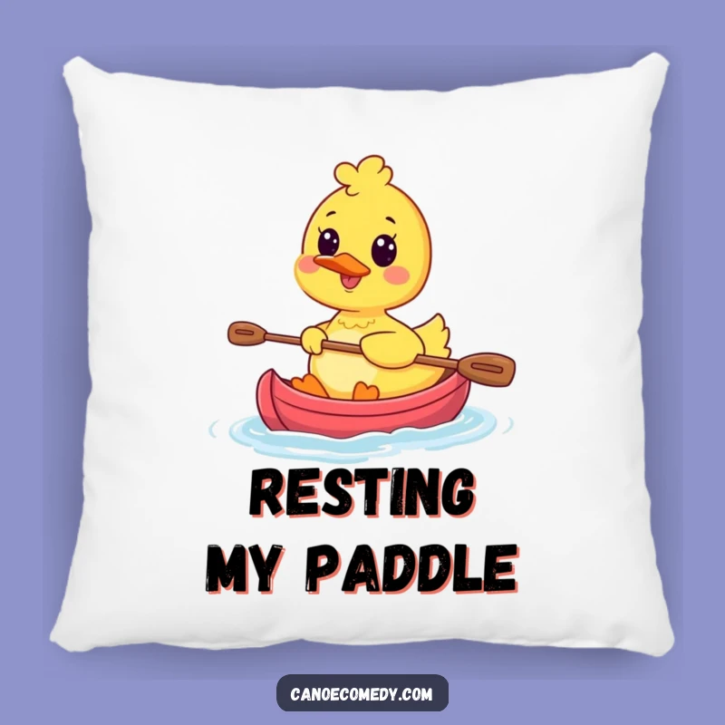 Funny Kawaii Duck Serenity Pillow - Soft & Amusing Comfort