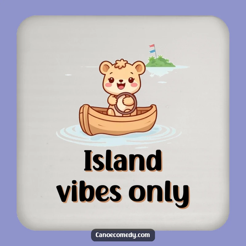 Funny Happy Animal Canoe Coaster: Protect Surfaces on Your Journey