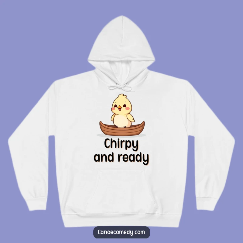 Funny Bird Canoe Navigator Hoodie - Cozy & Cheerful Outdoor Gear Gift