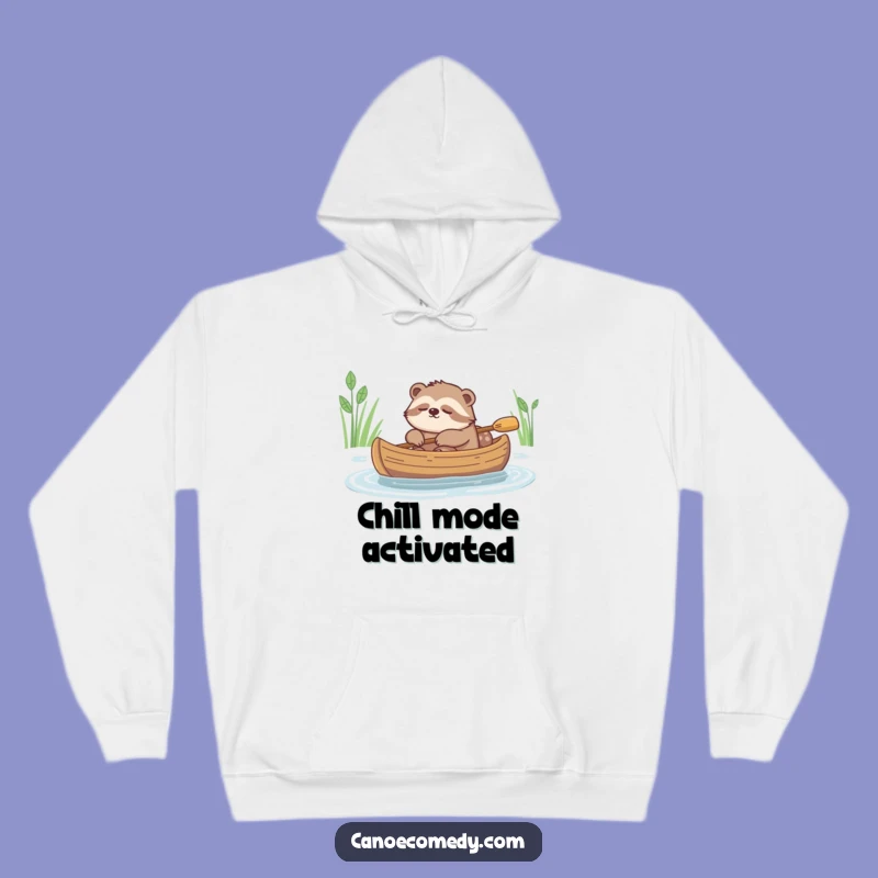 Funny Sleepy Sloth Canoe Hoodie: Cozy Comfort for Ultimate Relaxation, a Funny Gift