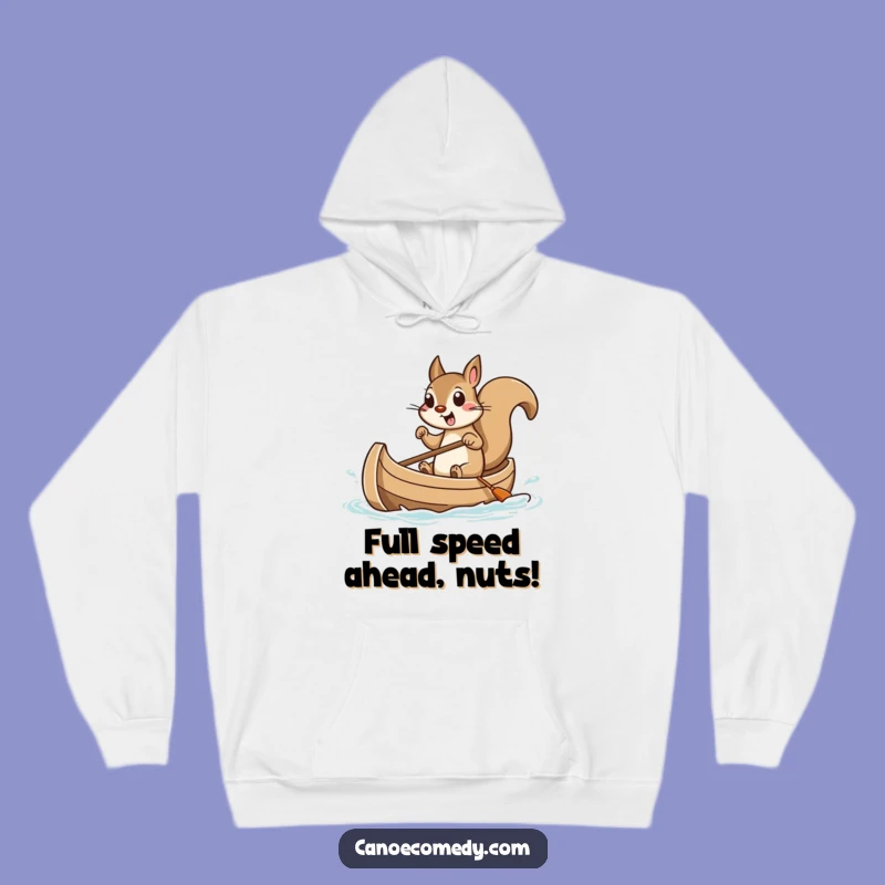 Funny Squirrel Canoe Hoodie: Cozy & Hilarious Tiny Adventure Sweatshirt Gift
