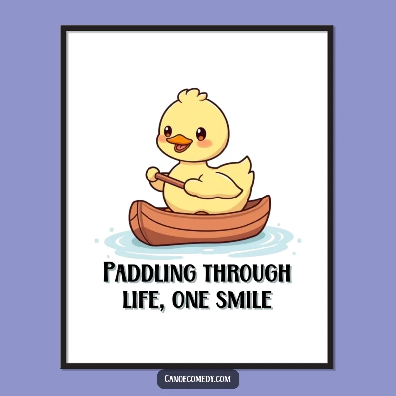 Funny Free Printable Wall Art: Kawaii Duck Adventure - Humorous Duck Art Downloadable Decor!
