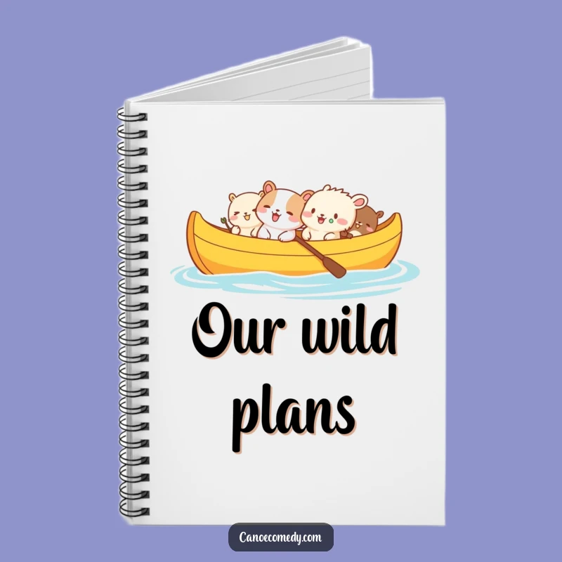 Funny Animal Canoe Giggles Notebook: Jot Down Ideas with Humor, a Perfect Funny Gift
