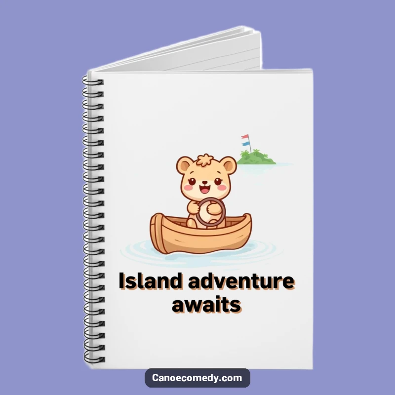 Funny Happy Animal Canoe Notebook: Journal Your Dreams and Destinations