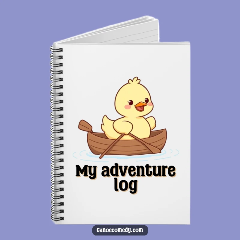 Kawaii Duck Canoe Notebook: Journal Your Adventures with Paddling Fun