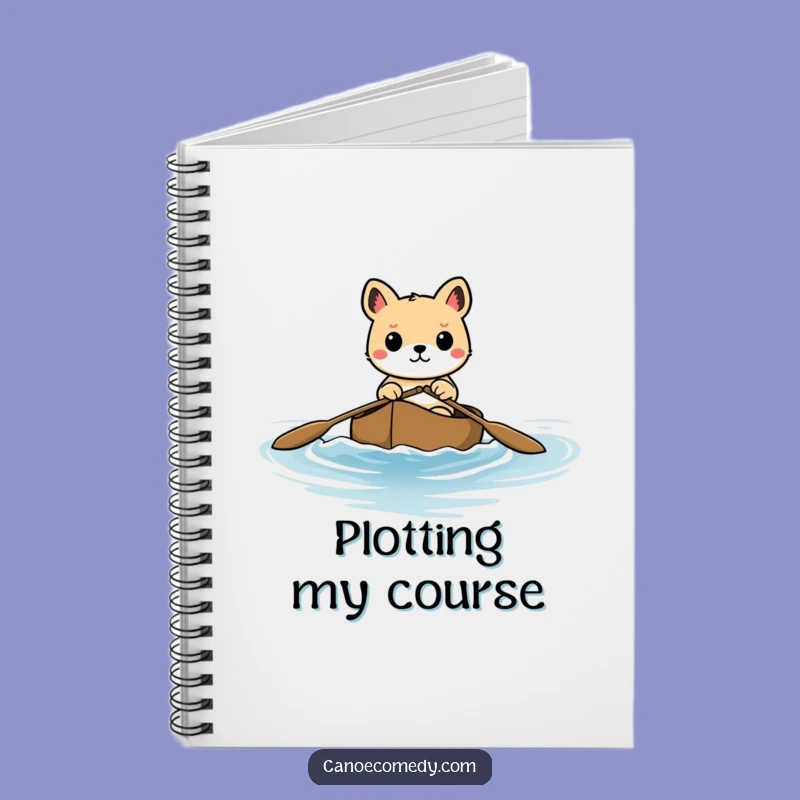 Funny Determined Animal Canoe Notebook: Journal Your Adventures with Focus