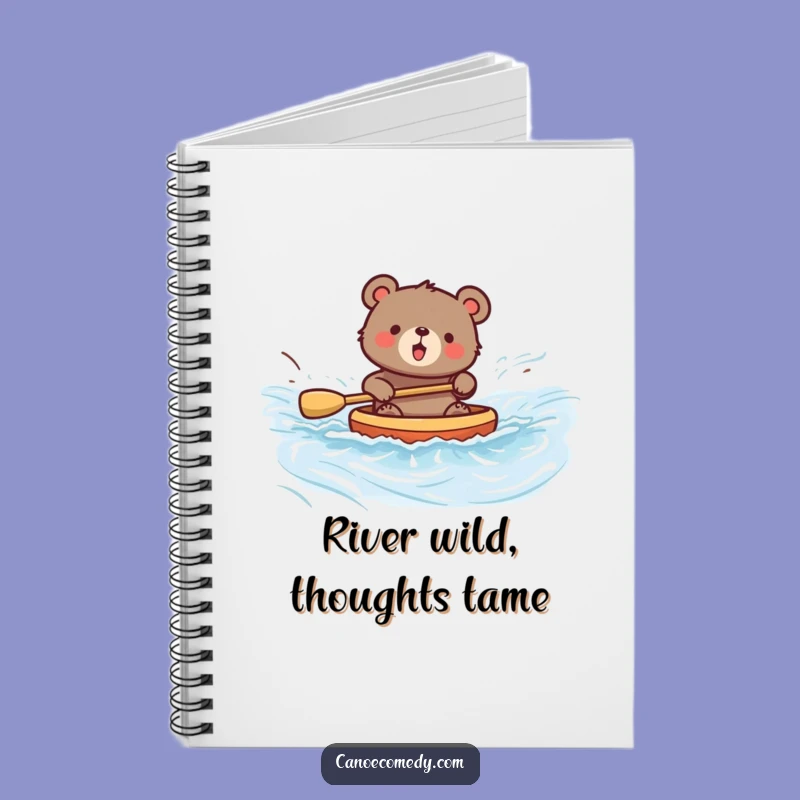 Funny Bear Paddling Notebook: Hilarious Journal for Creative Adventures & Notes