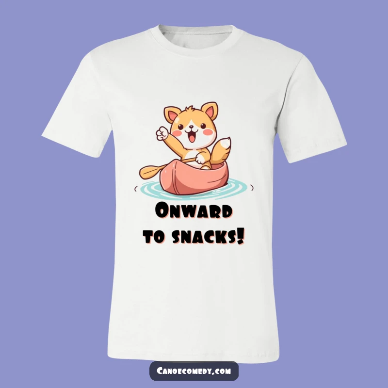 Funny Kawaii Canoe Pointer T-Shirt: Cute Animal Leads the Way Tee Gift